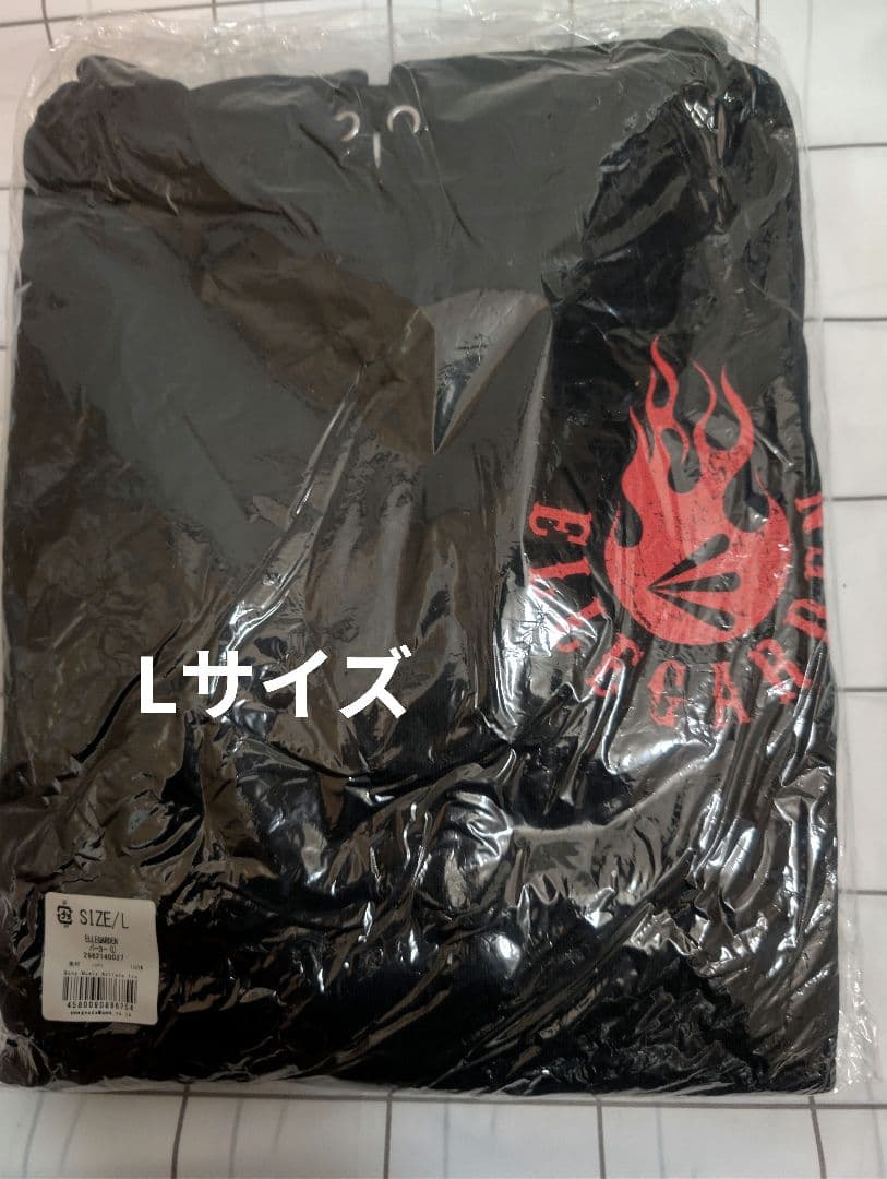 ELLGARDEN 復活2018ツアー フレイムロゴ パーカー L 黒 エルレ