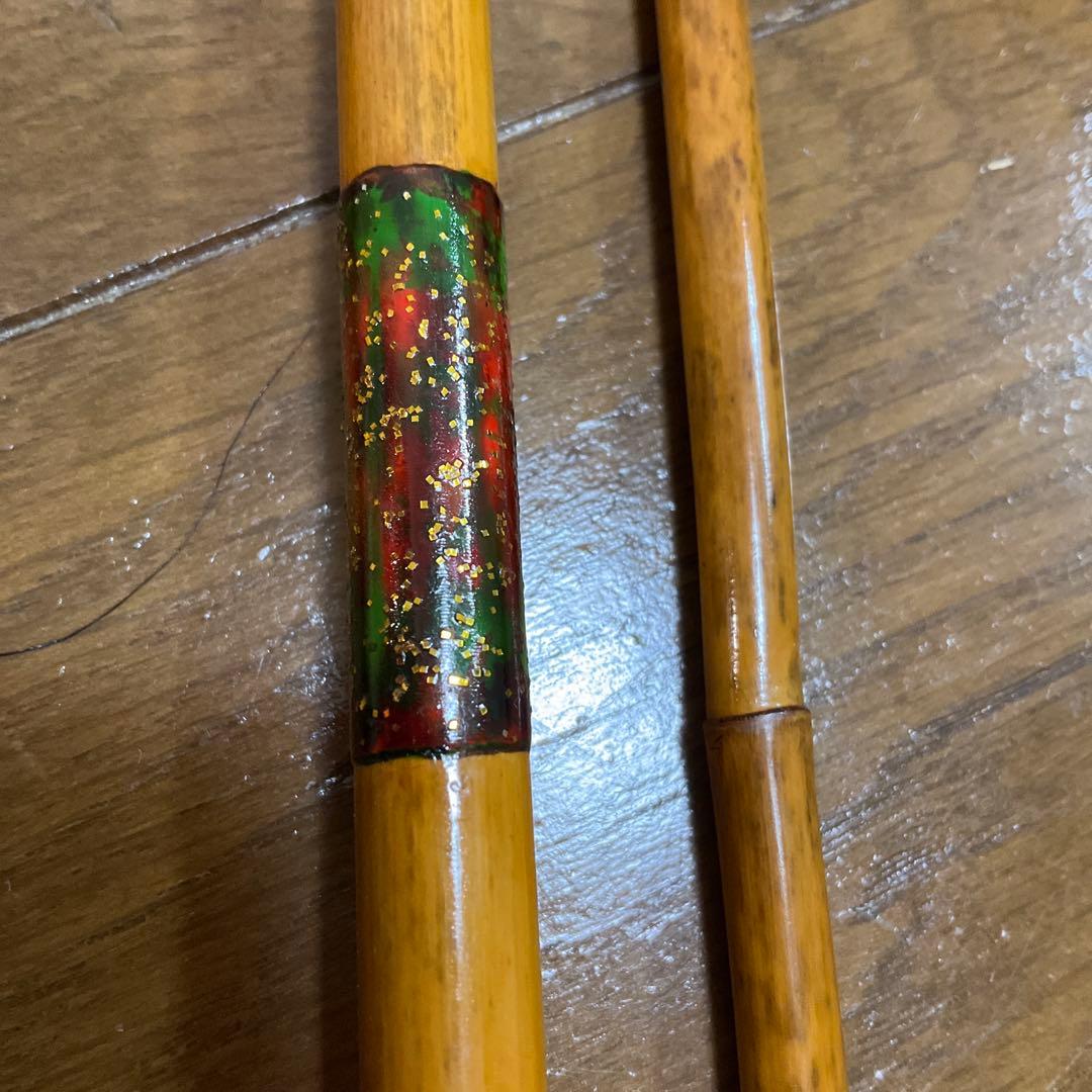 名人 竿 竹製 ヘラブナ竿 名人　竿太郎　専用ケース付き