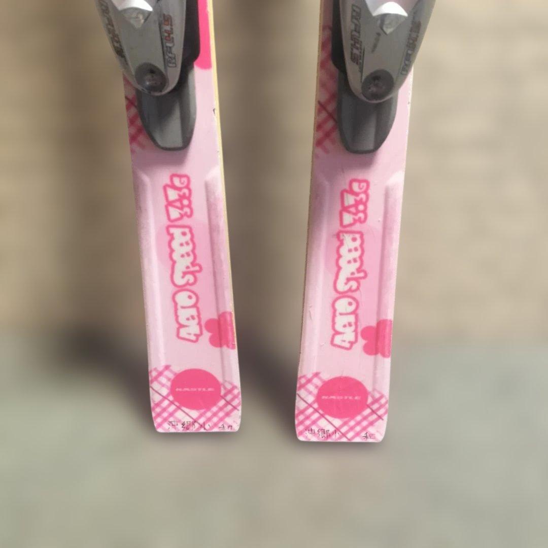 【3点セット】KASTLE ジュニアスキー板 140cm