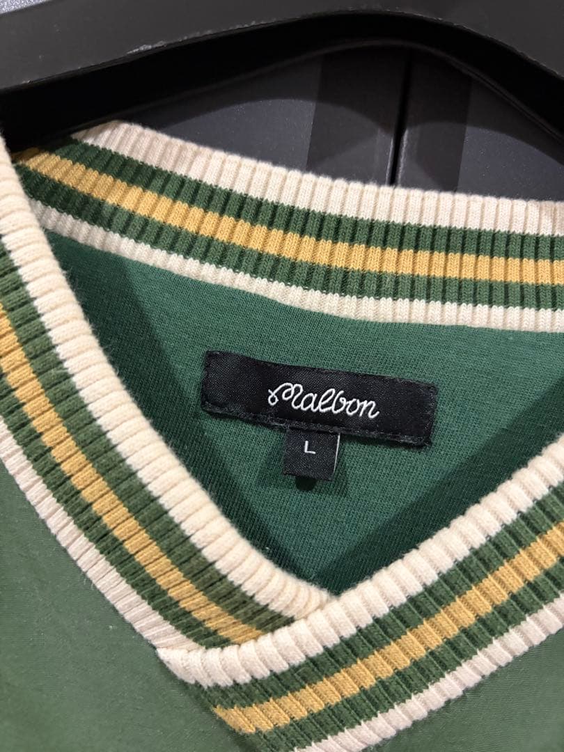 メンズウェア malbon golf Varsity Nylon Pullover L