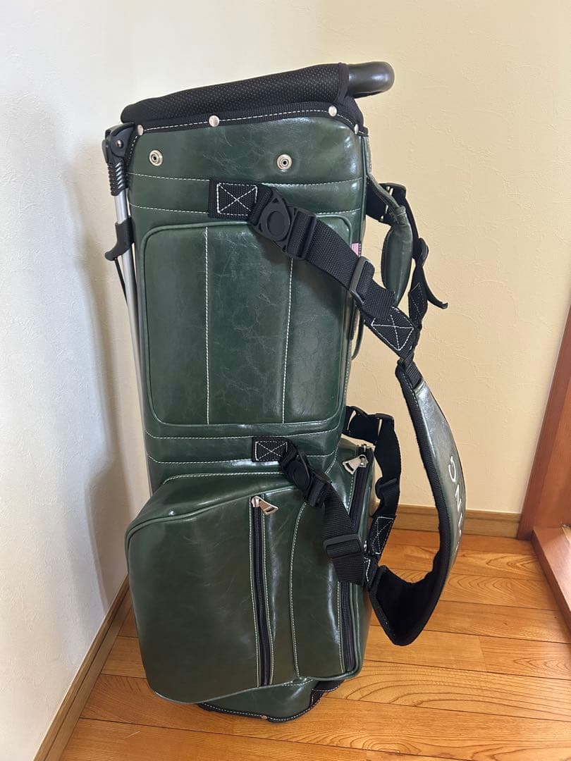 ベルディング BELDING グリーン キャディバッグ ゴルフバック