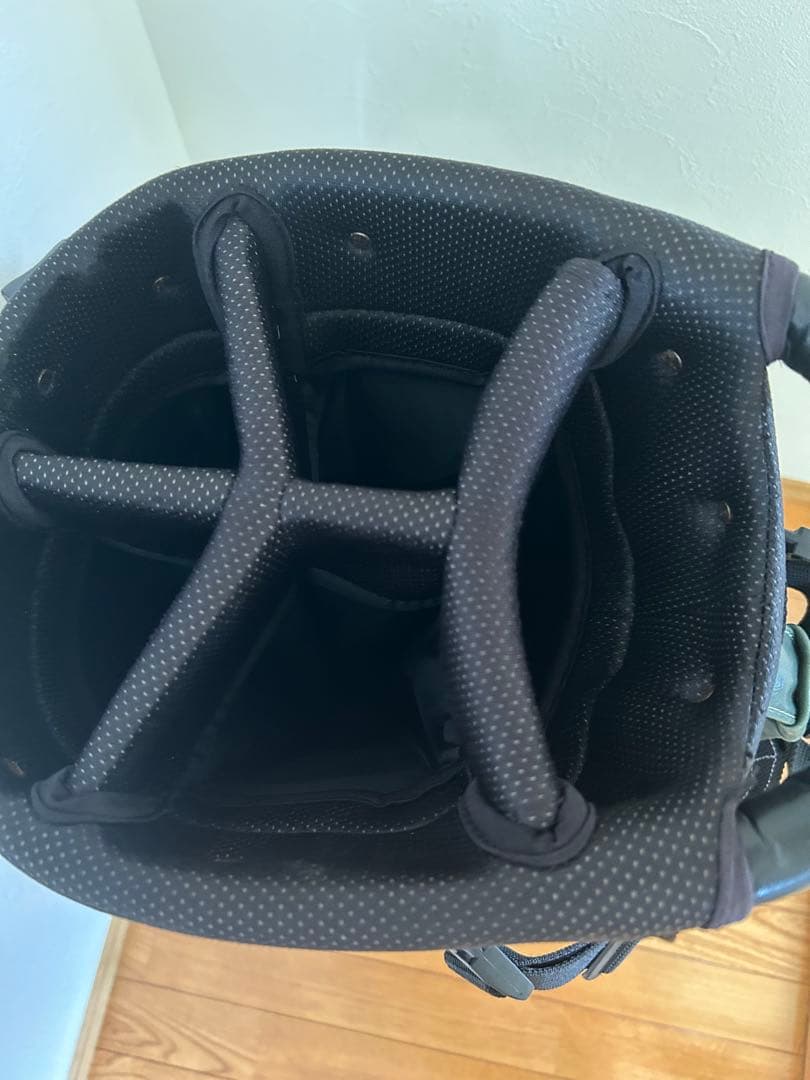 ベルディング BELDING グリーン キャディバッグ ゴルフバック