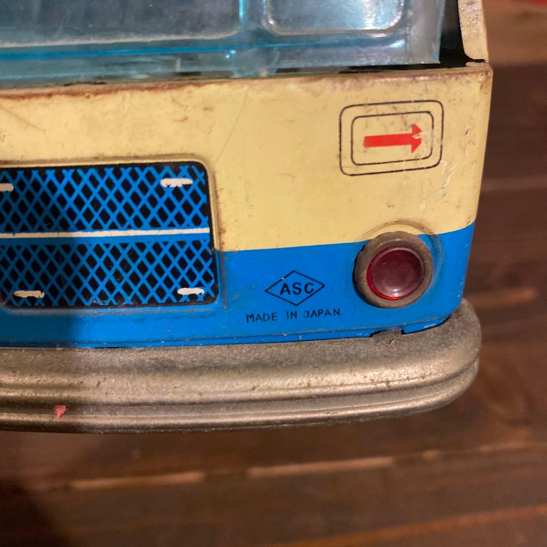 当時物　ブリキ　観光バス1950年代大型　昭和