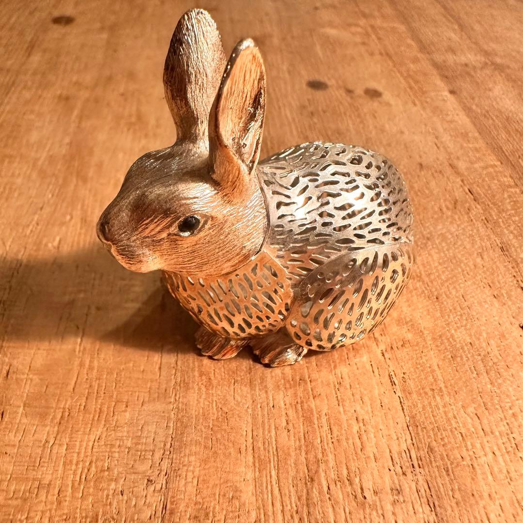 クリストフル　うさぎ　オブジェ