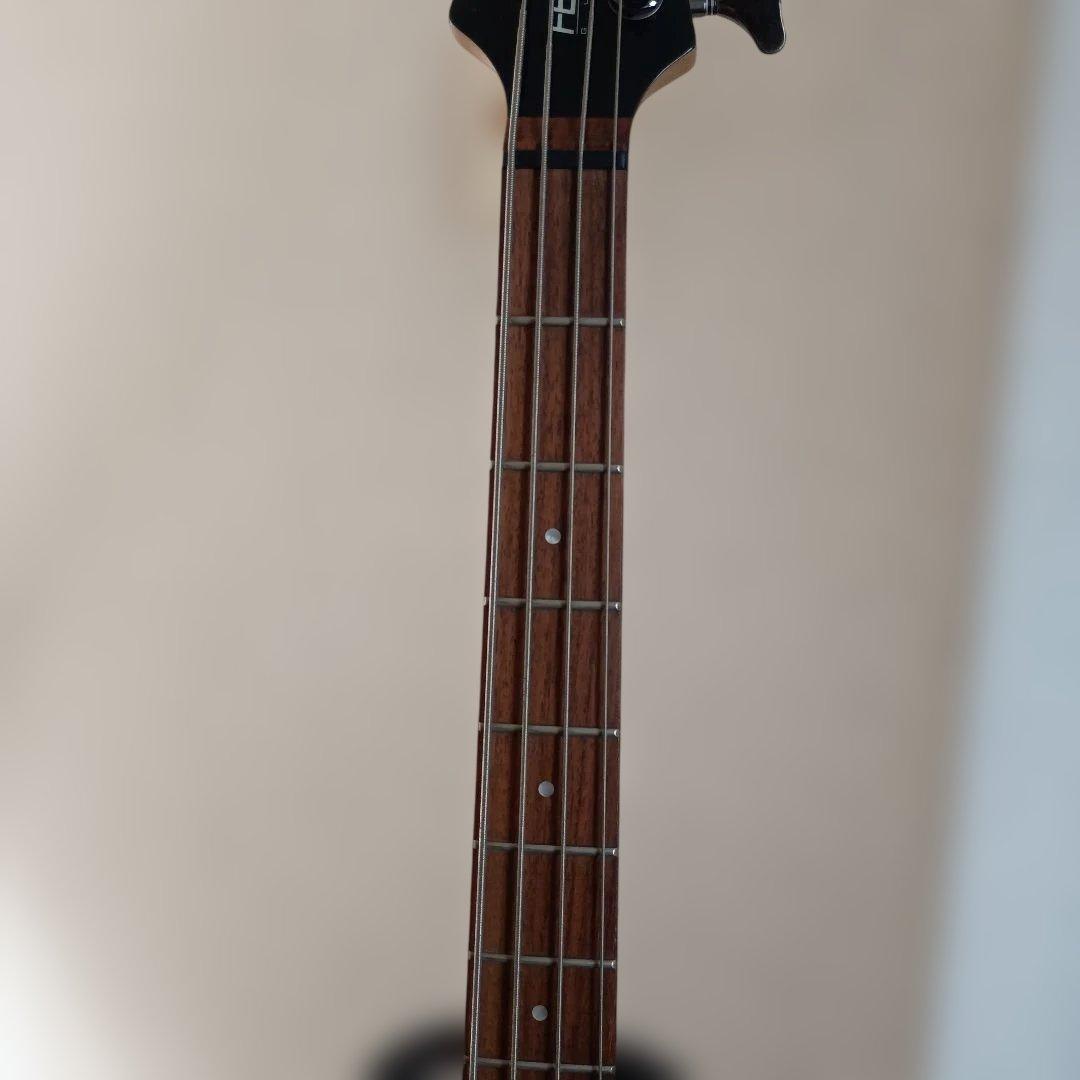 フェルナンデス　エレキベース 　ブラック 虎杢ネック