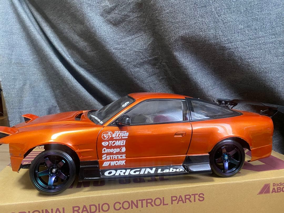 TT02 MRCコンバキット、フルセット、セッティング済み 180sxボディー