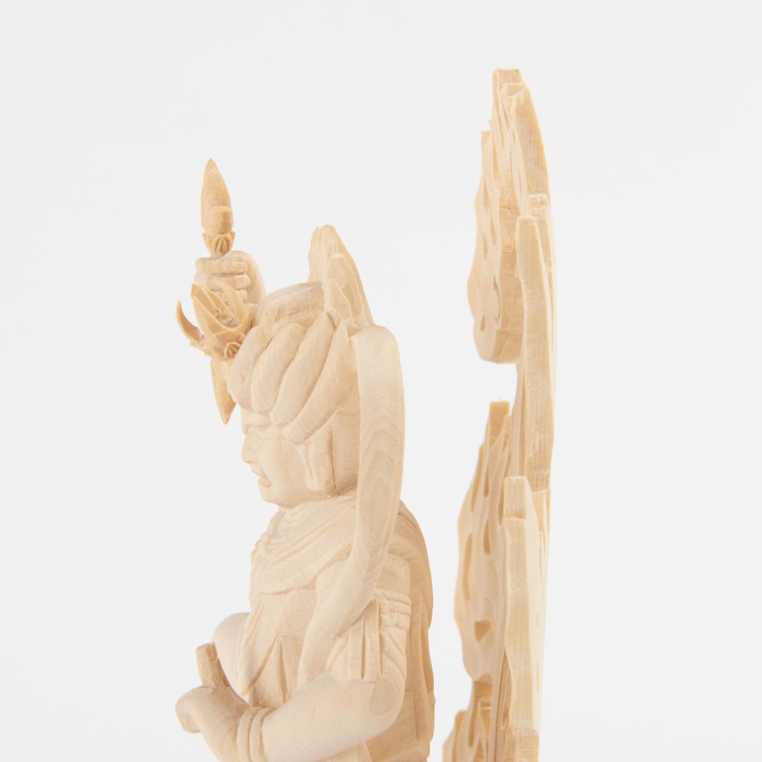 桧　蔵王権現　20ｃｍ #064