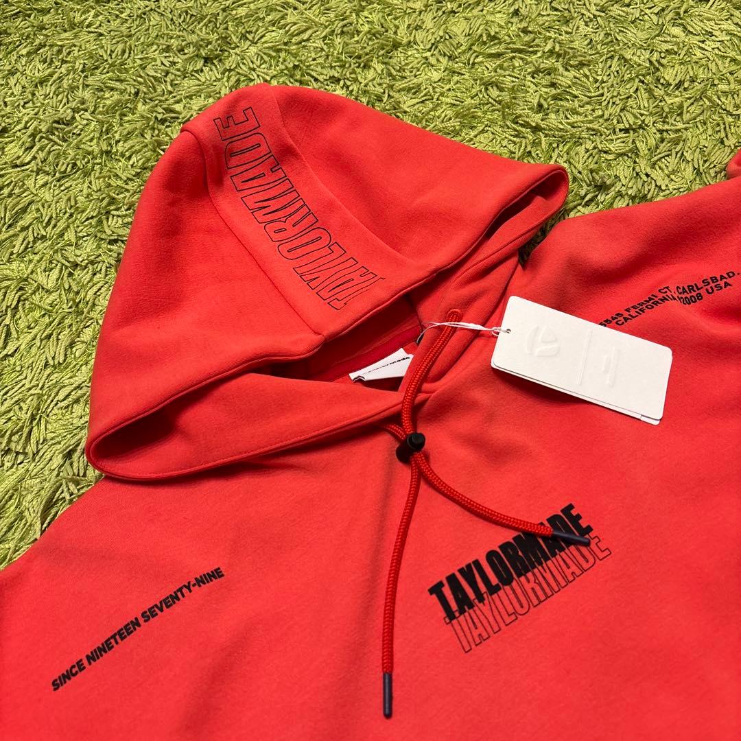 【TaylorMade】新品✨XOサイズ　メンズ　ロゴフード付きトレーナー　秋冬