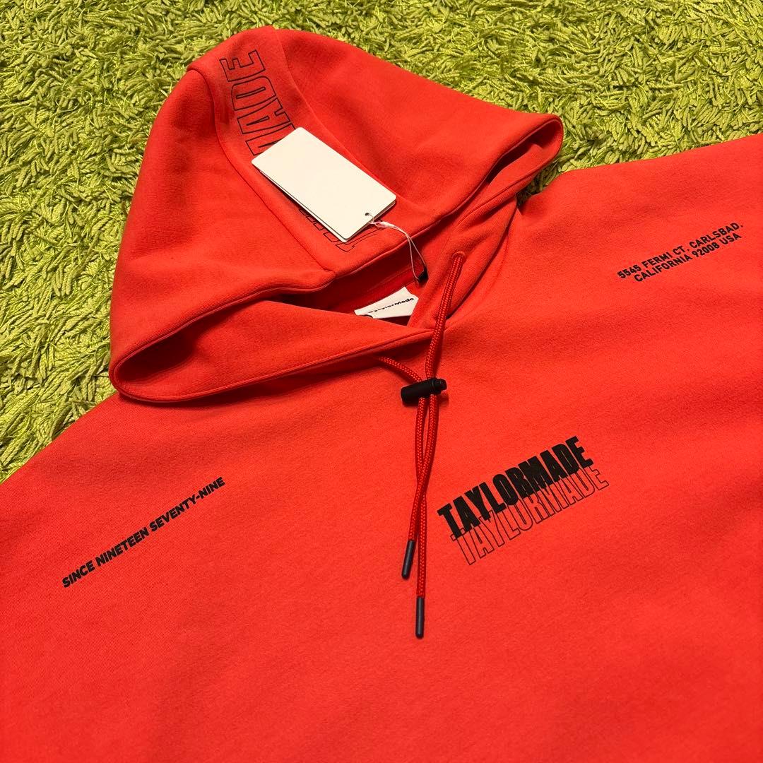 【TaylorMade】新品✨XOサイズ　メンズ　ロゴフード付きトレーナー　秋冬