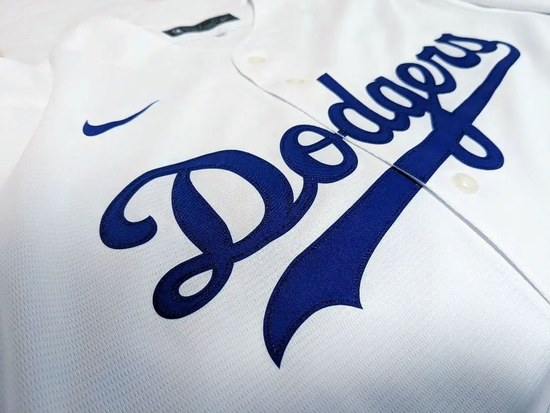 【値下げ！】Nikeドジャース ユニフォーム Lサイズ 背番号なし 公式 美品