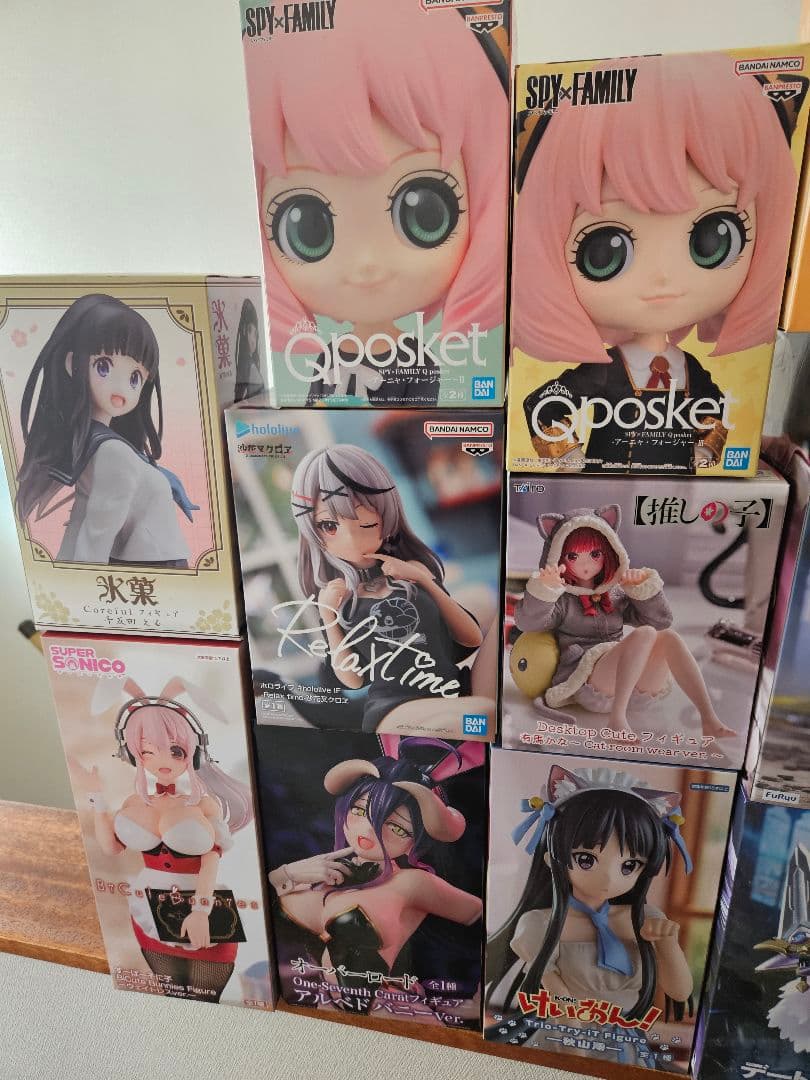 (箱痛みあり)けいおん　氷菓　ホロライブなど美少女フィギュアまとめ売17点セット