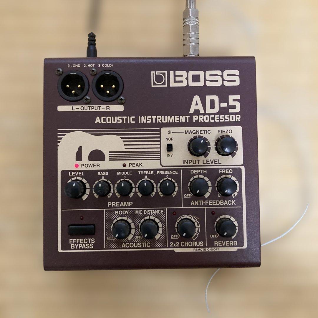 BOSS AD-5 アコースティックギター用プロセッサー