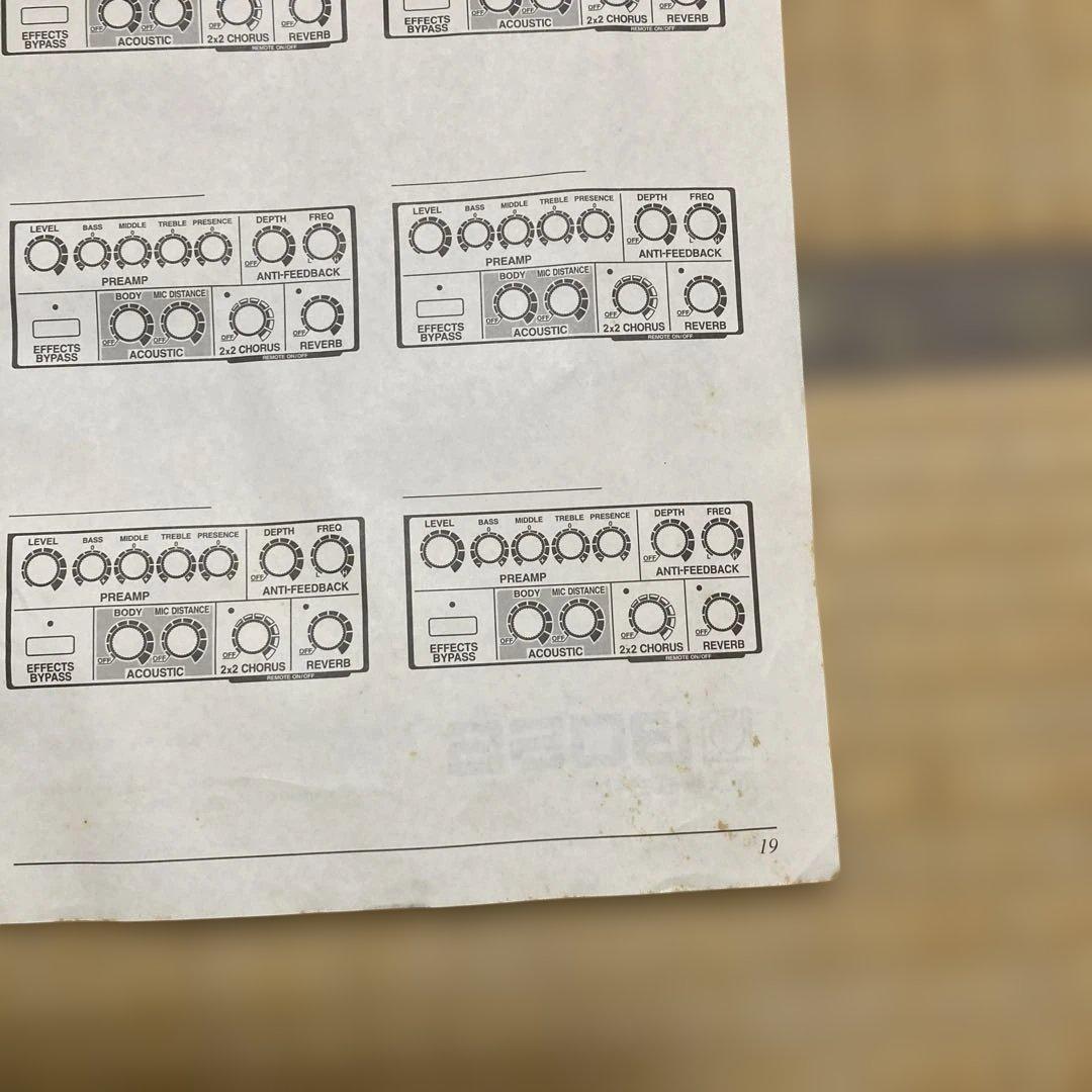 BOSS AD-5 アコースティックギター用プロセッサー