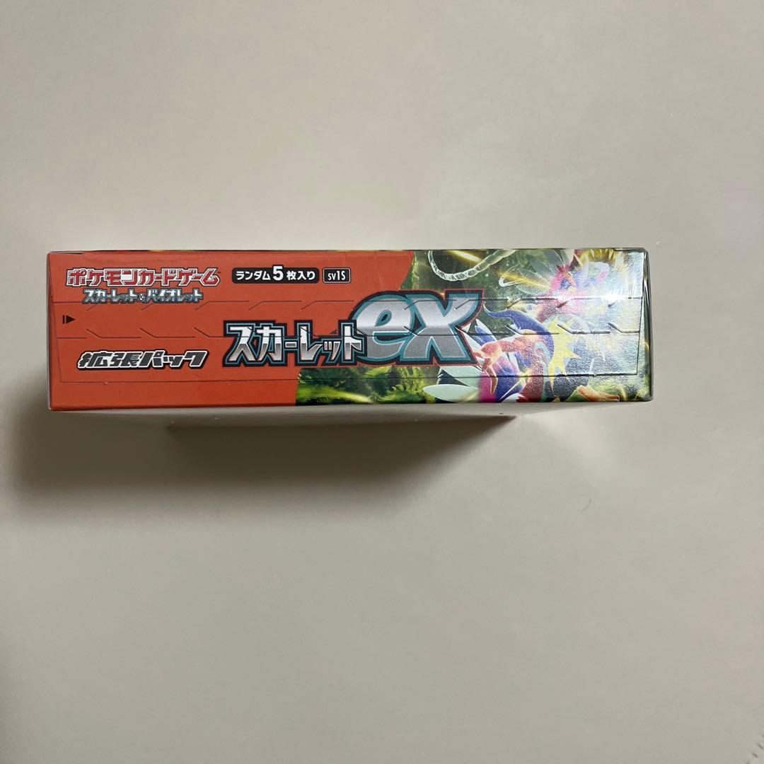 s*i様 ポケモンカードゲーム スカーレットex ボックス　未開封　シュリンクあ