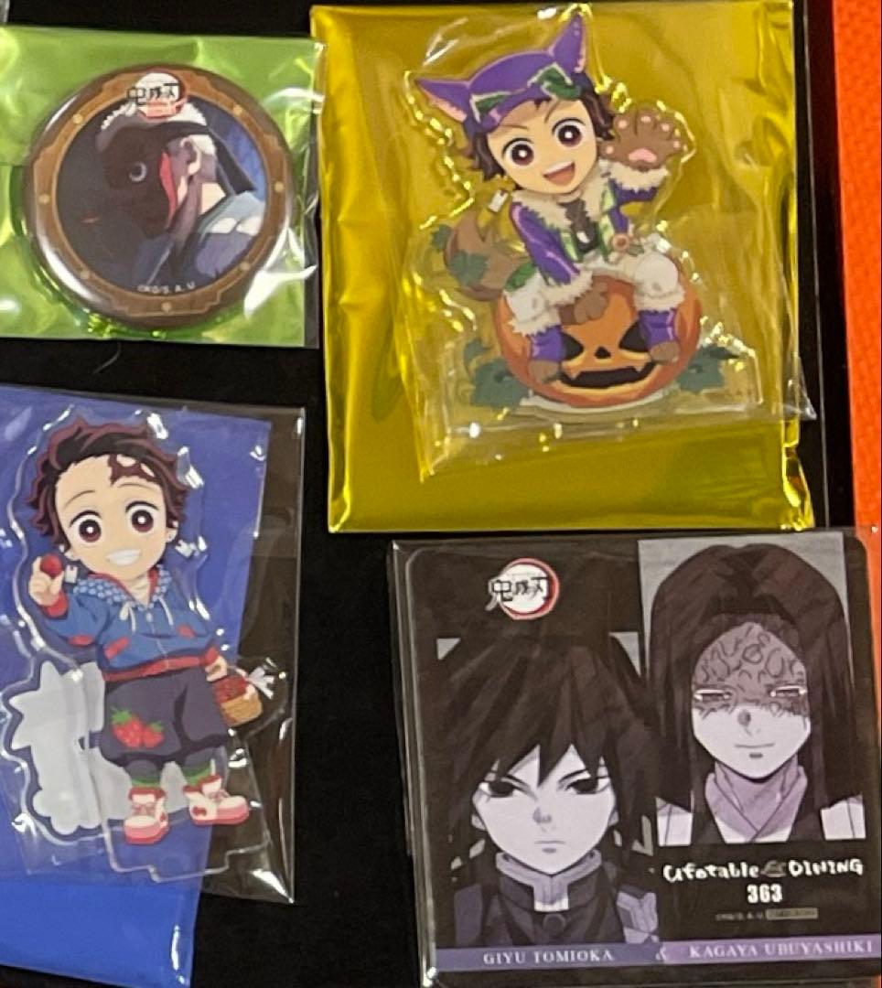 鬼滅の刃 柱ダイニング 冨岡義勇 チェキ風ブロマイド 等鬼滅の刃セット