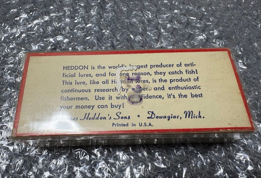 オールドヘドン　ウンデッドスプーク　1960年代　NIB　新品　デッドストック