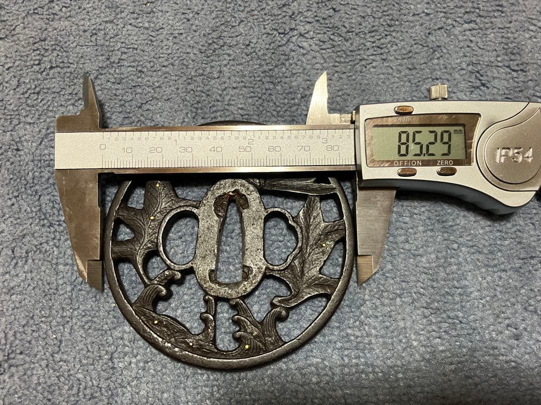 鐔　鍔　菊水図　時代物