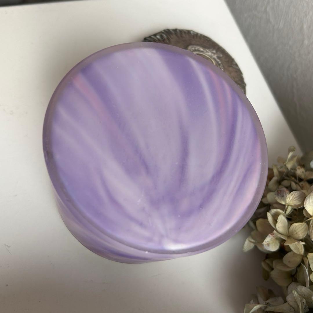 フランスアンティーク　トワレセット　コットン用の瓶　ブロカント　入れ物