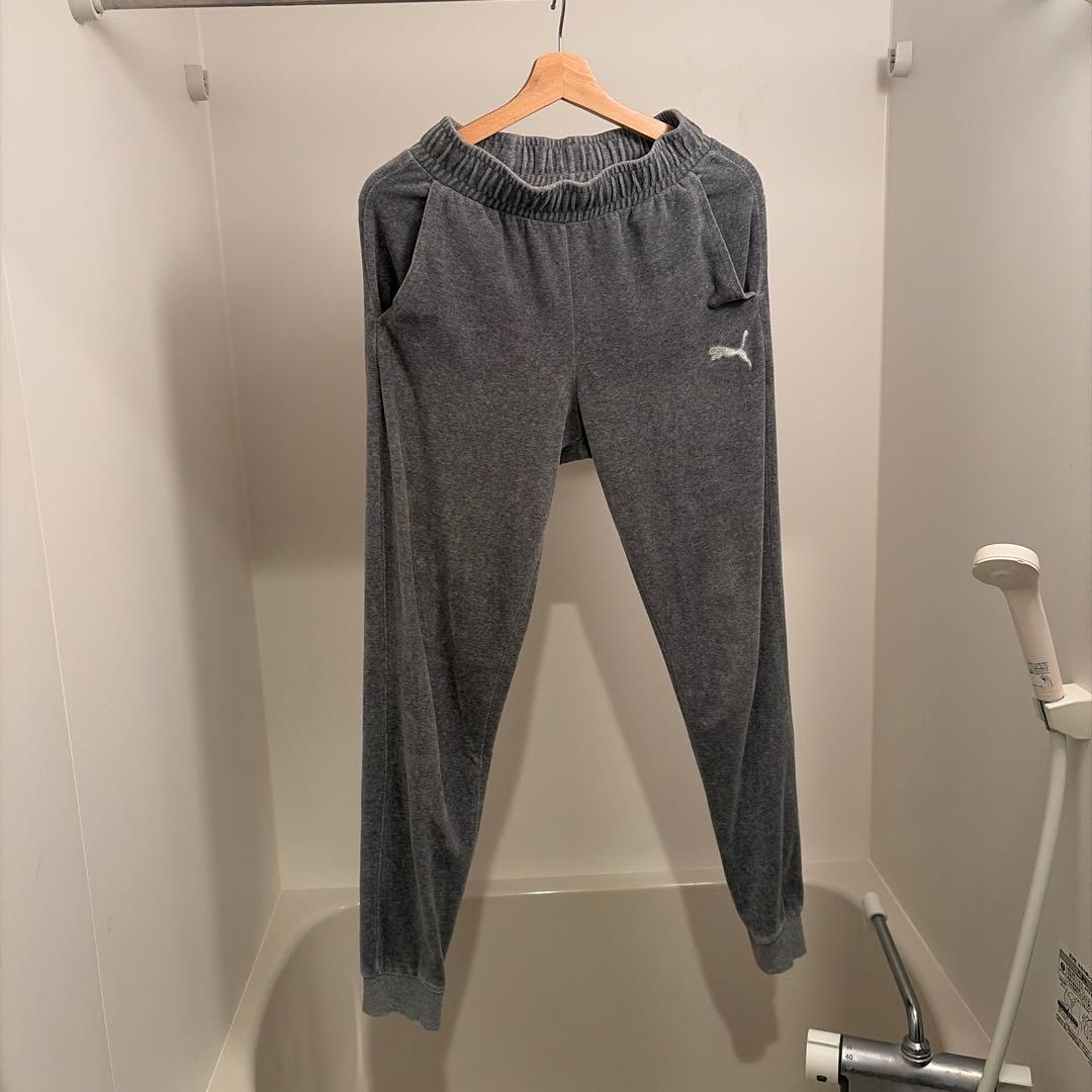 しょーきち着用 Puma グレー ベロア上下セット