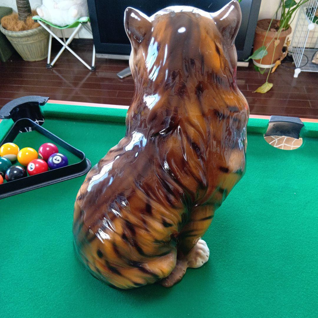 陶磁器 猫の置物約30cm