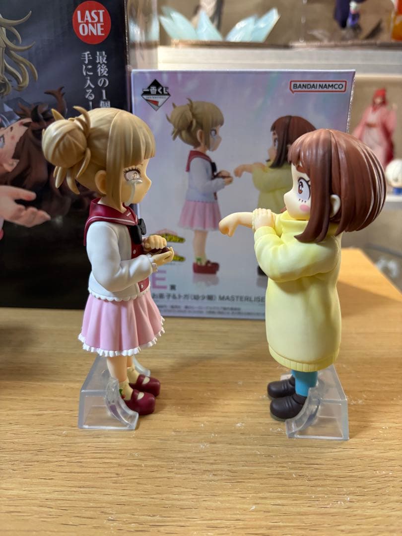 一番くじ　ヒロアカ　ラスワン賞 お茶子VSヒミコ　E賞 アクリル台座付き