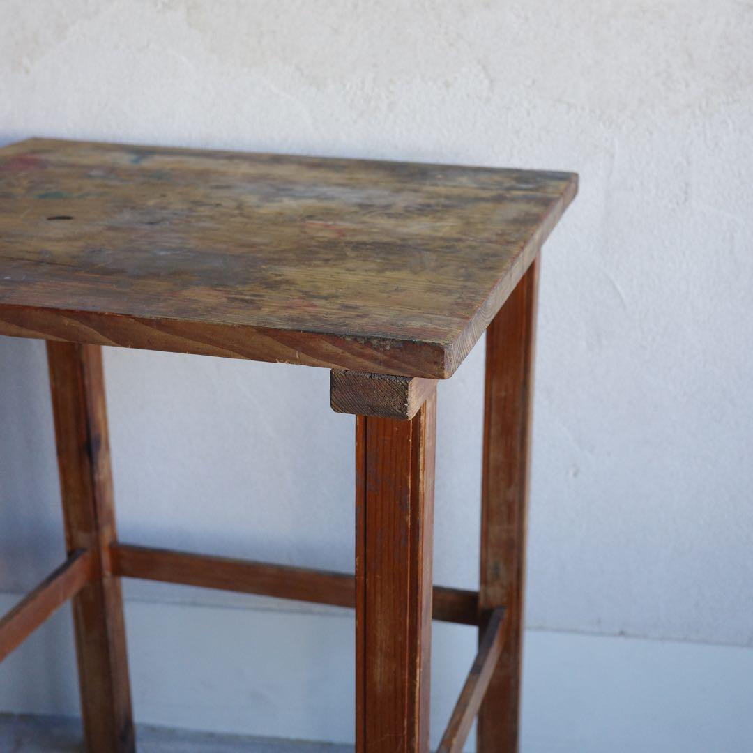 古いレトロな展示台　飾り台