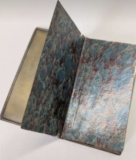 ヴィンテージ シルバーカバーメモ帳