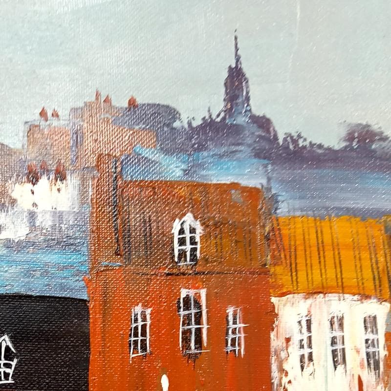 ☆島本良平☆「シェルプール」油絵F８号　未使用額！