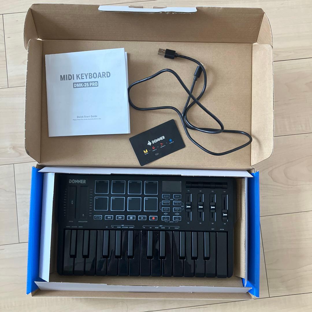 DONNER MIDI KEYBOARD DMK25 PRO MIDIキーボード