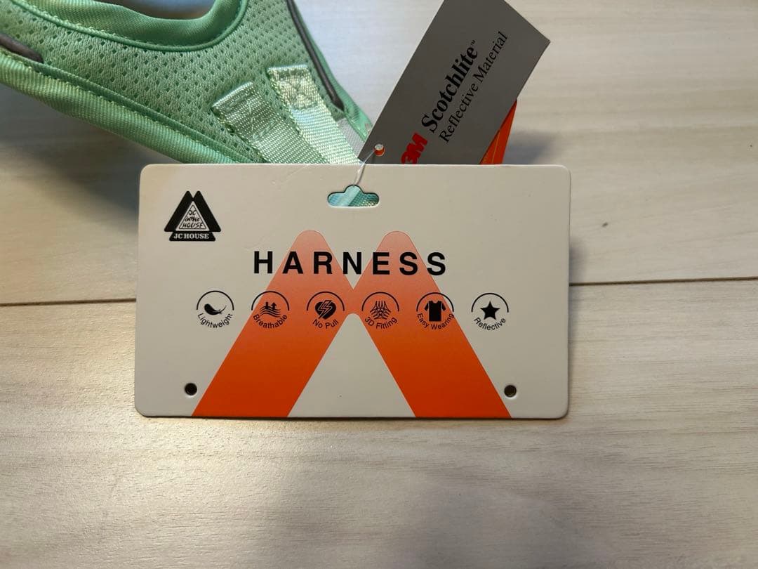 小型犬 猫 超軽量 犬服 喉への負担が少ない散歩/訓練/お出掛 グリーン,XS