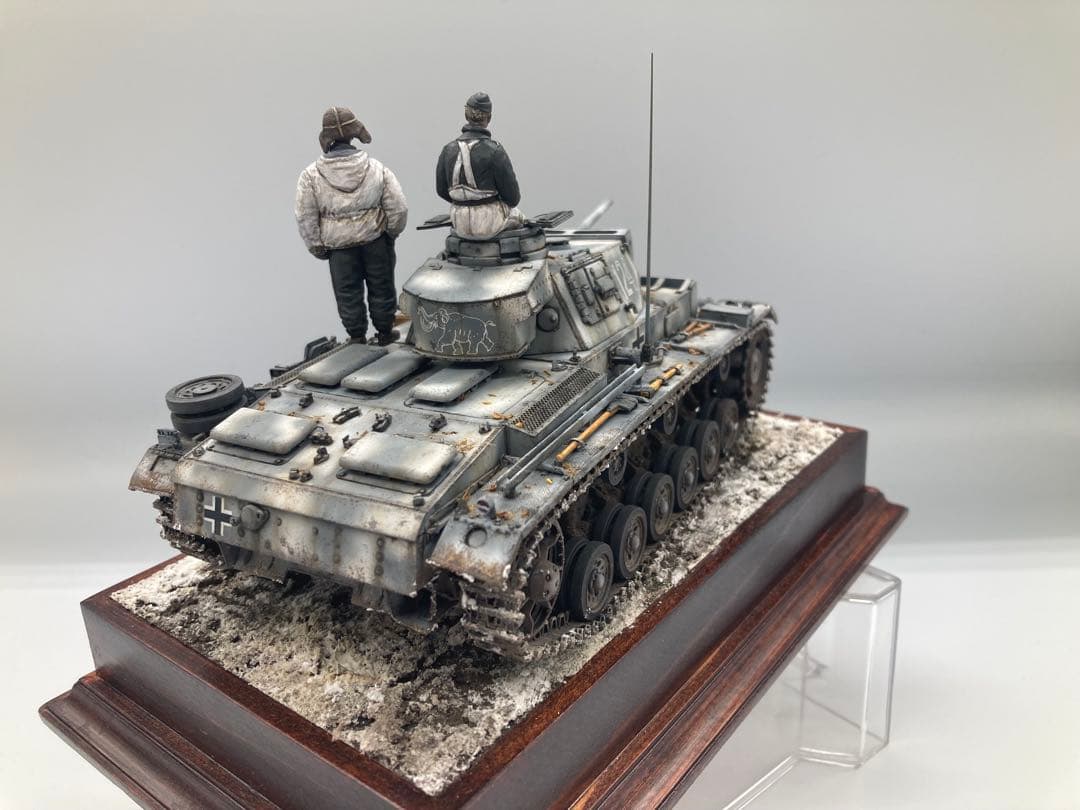 戦車完成品 1/35 3号戦車L型 ヴィネット全塗装済み完成品