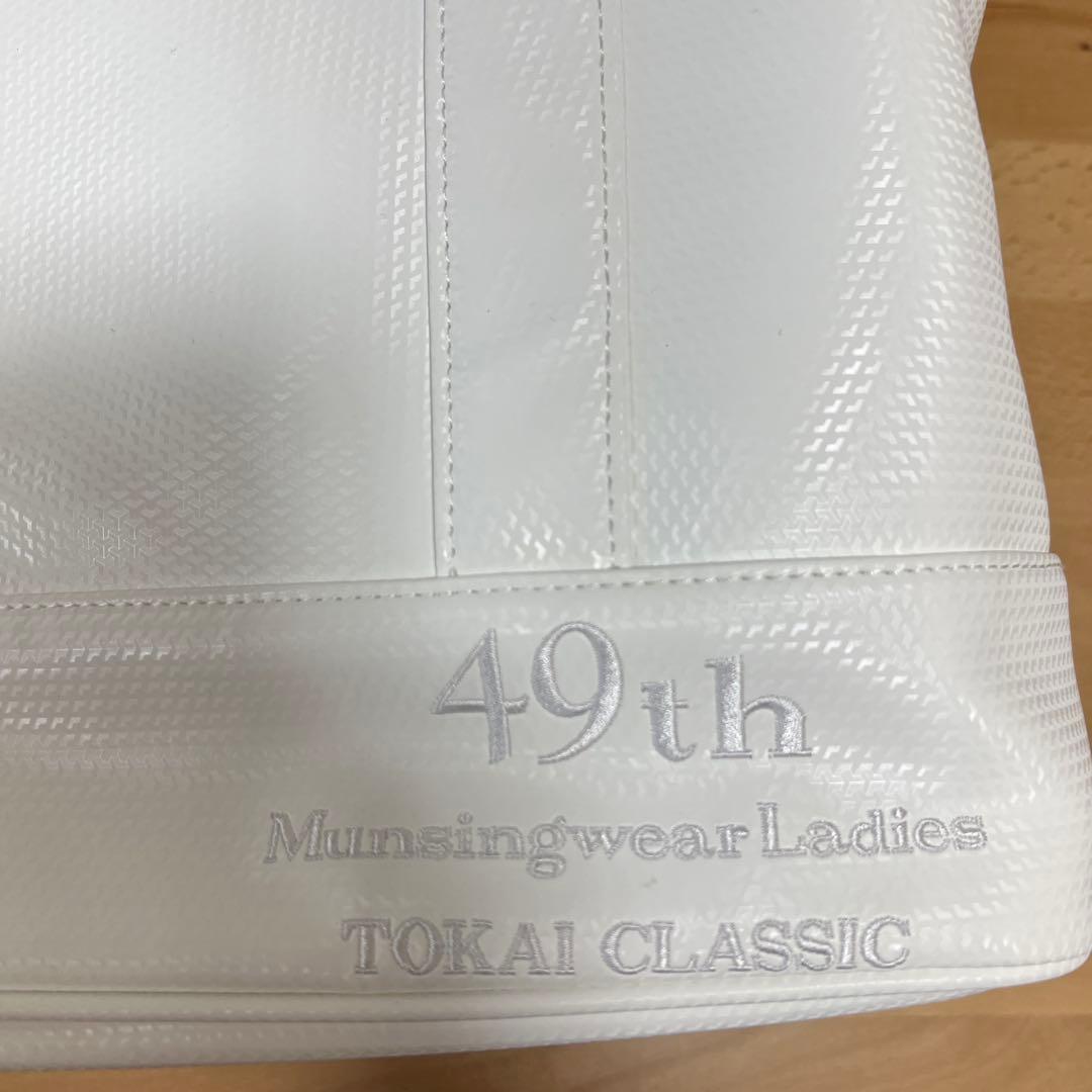 【新品未使用非売品】Munsingwear ゴルフバッグ ホワイト