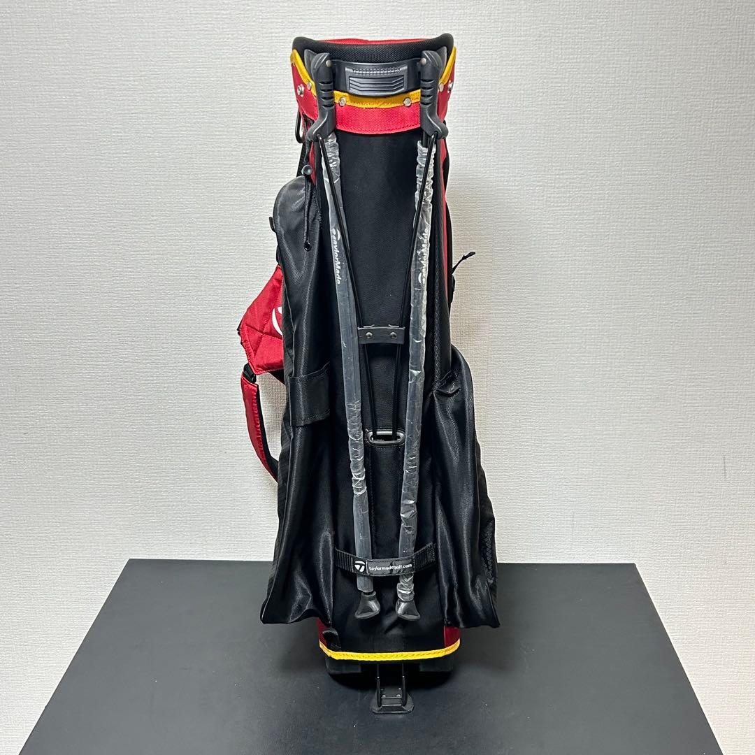 テーラーメイド 軽量スタンド キャディバッグ 7分割 綺麗め 赤/黄/黒