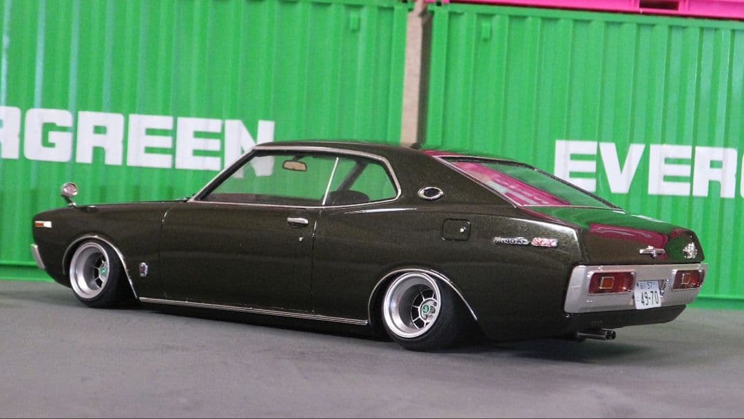 1/24ブタケツ　ローレル SGX　C130 シャコタン　ハヤシレーシング　棺桶