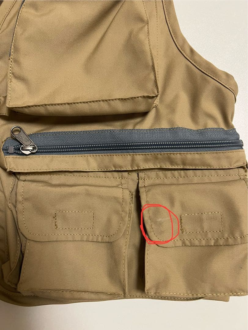 Fox Fire フィッシングベスト M ベージュ