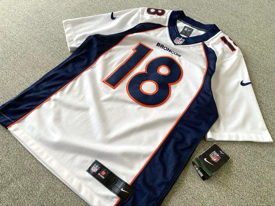 《NIKE NFL》ブロンコス　マニング　アメフト ゲームシャツ　新品未使用　S