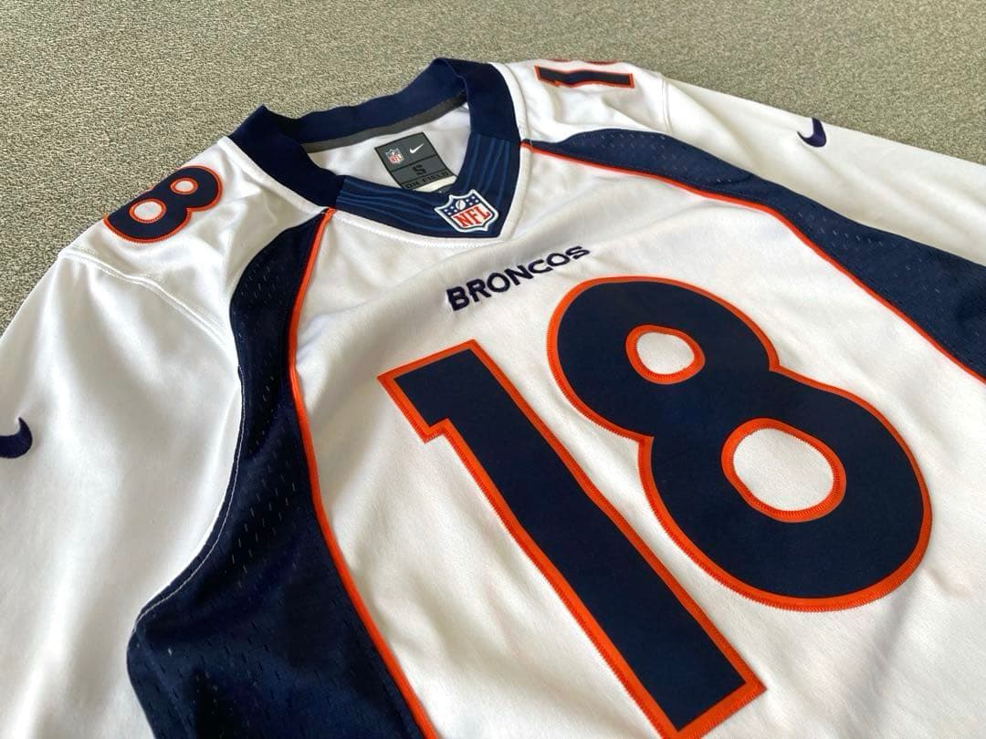 《NIKE NFL》ブロンコス　マニング　アメフト ゲームシャツ　新品未使用　S
