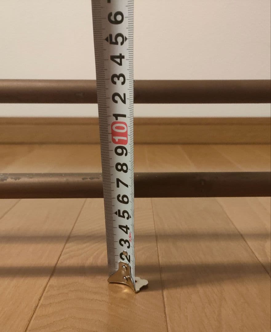 アンティーク 真鍮製 ダブルタオルバー 2連タオル掛け ロングタイプ イタリア製