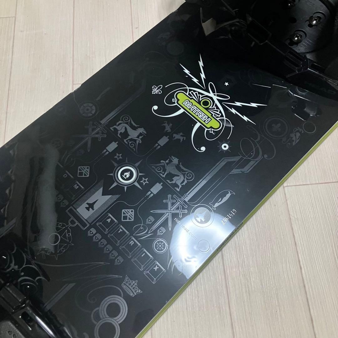 【バック付】HEADスノーボードセット152cm /HEADバインディングM