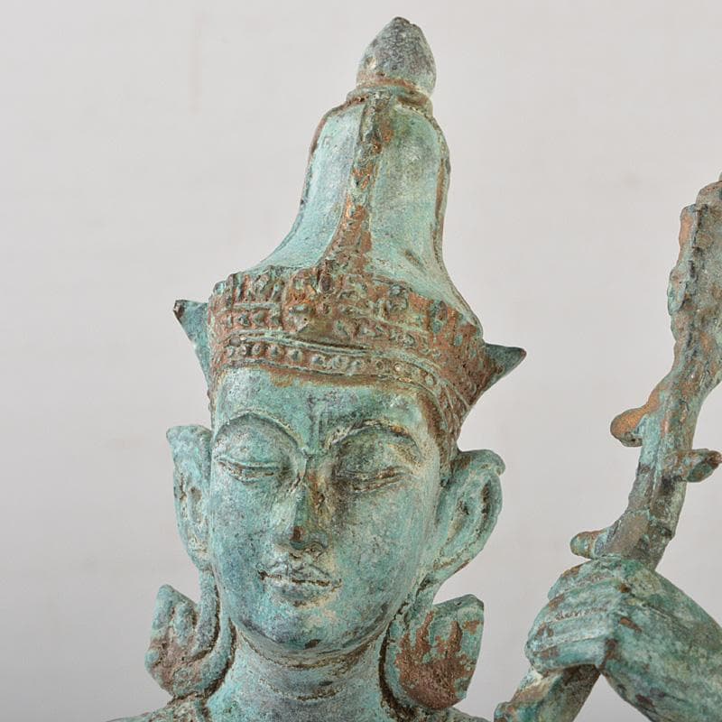 仏教美術　古銅青銅　チベット仏　仏像　置物　C　R6083