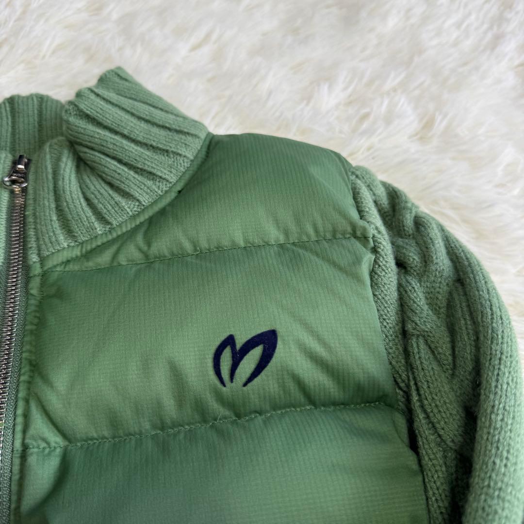 【マスターバニー】美品 ダウンジャケット カーキ 肉厚 1サイズ レディース