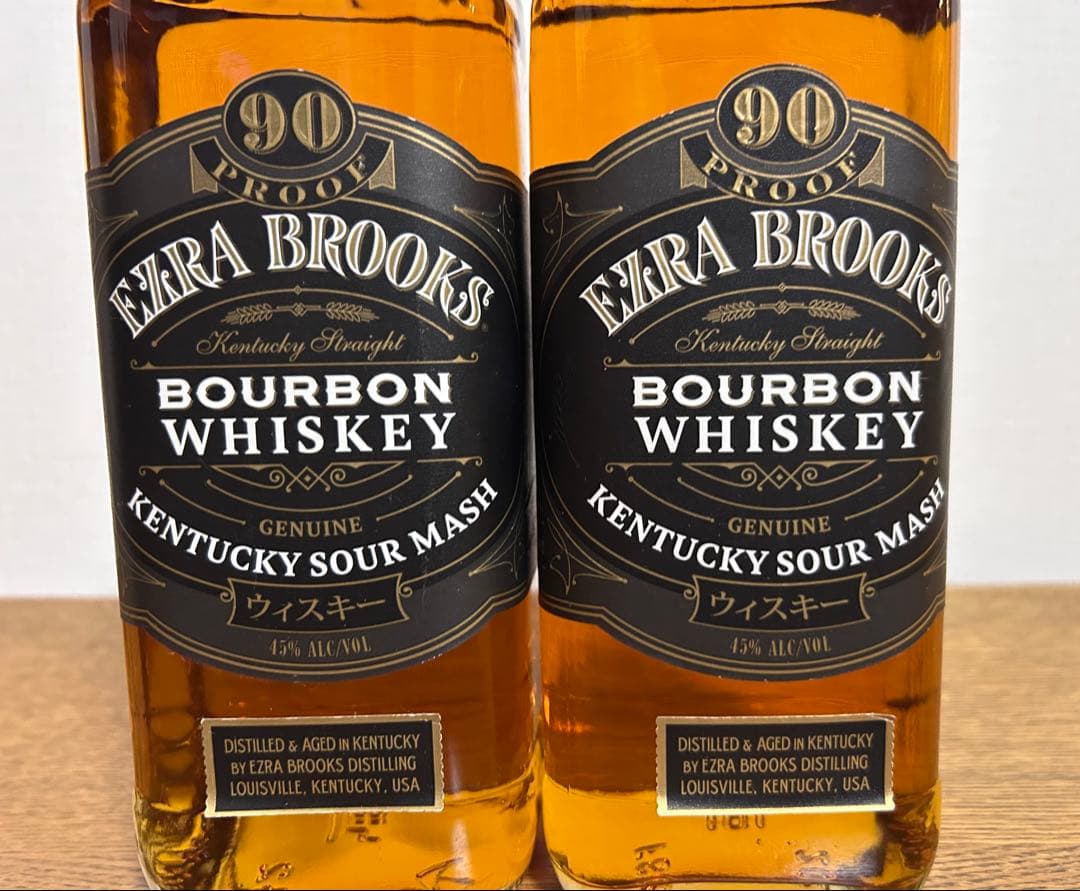 旧ラベル エズラブルックス 90proof 検索 ワイルドターキー ブッカーズ