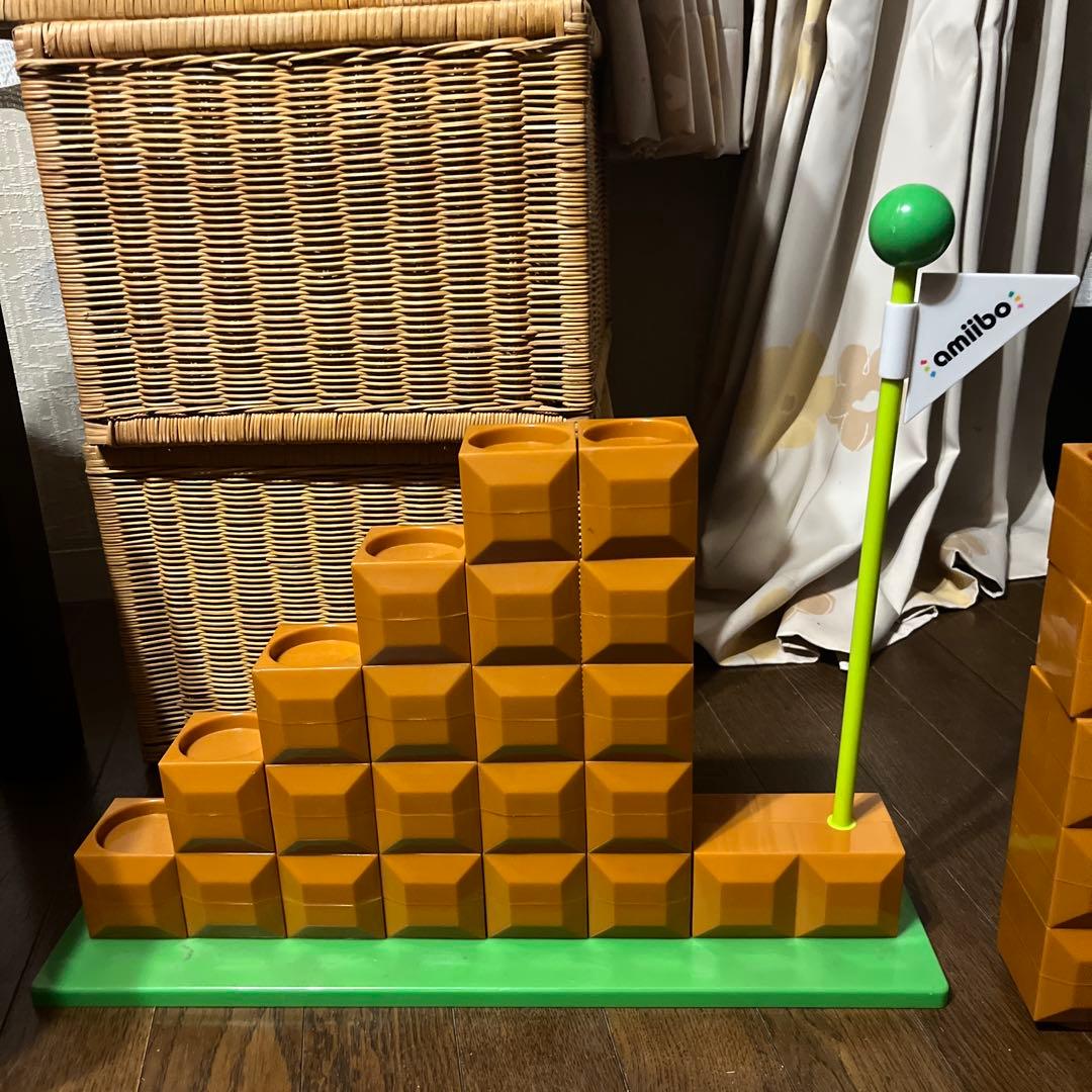 海外限定品　amiibo マリオ ゴールフラッグ スタンド ディスプレイ　希少品