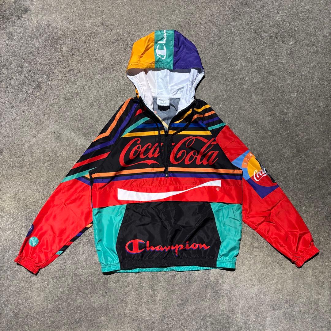 Champion × Coca-Cola オールオーバー アノラック y2k