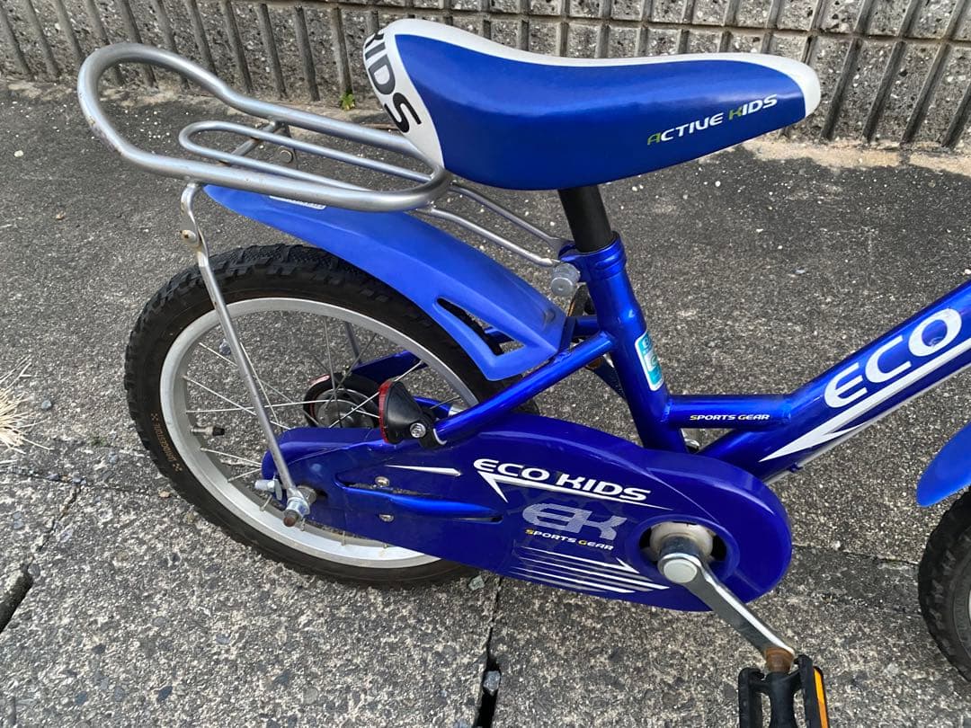 ブリヂストン　ECO KIDS 子供用自転車 青16インチ　愛知県引き取り