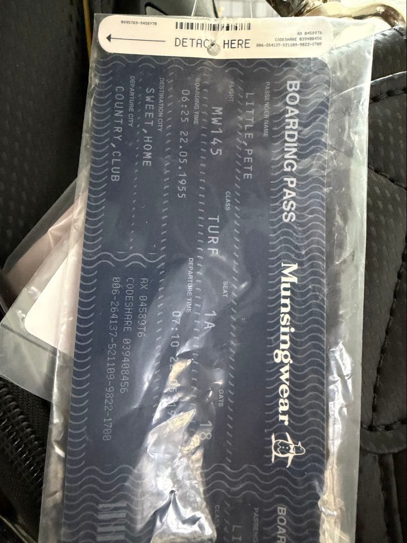 マンシングウェア ゴルフ キャディバッグ 9.5型 MQBRJ10XX 未使用