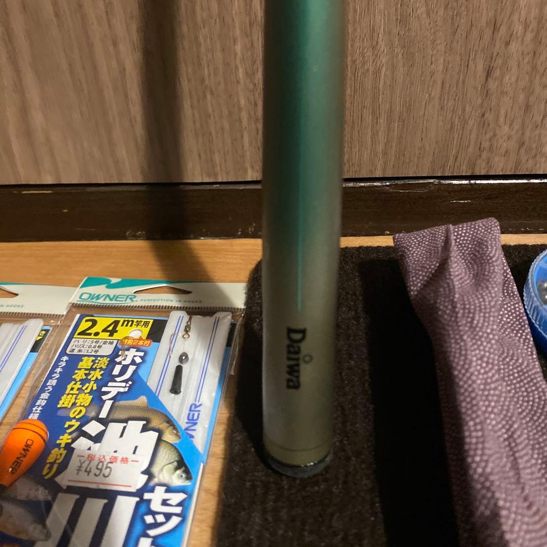 ダイワ カーボウィスカー パワーメッシュ ハエ 硬調 45 道具セット