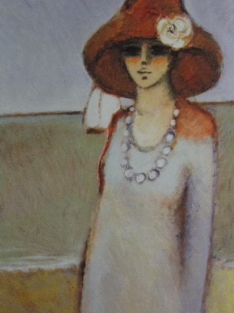 カシニョール（Cassigneul）、海辺にて、希少な画集より