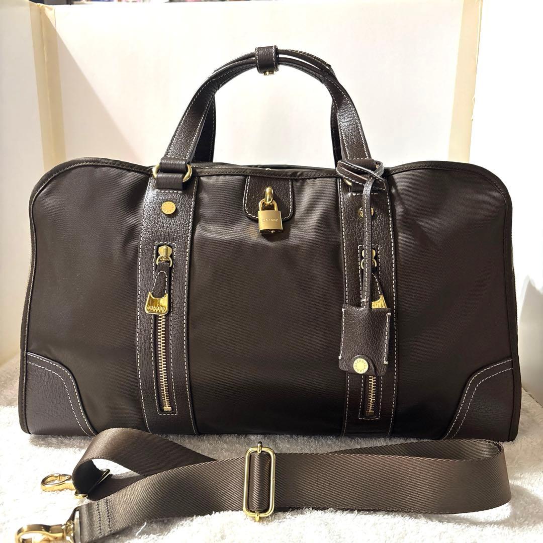 『新品未使用』SAZABYダークブラウン ボストンバッグ