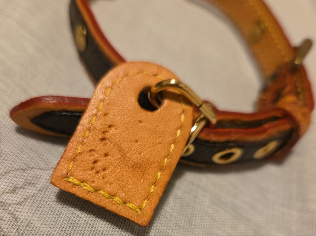 ルイヴィトン モノグラム　ペット用首輪　コリエバクスター　犬　猫